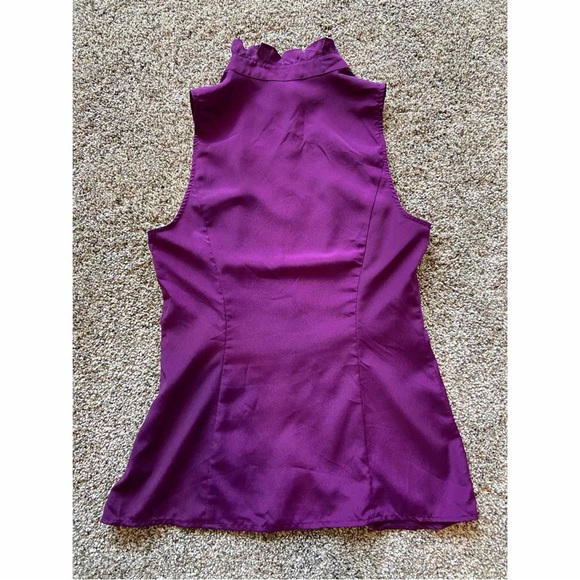 The Limited Purple sleeveless Blouse - Picture 2 of 5